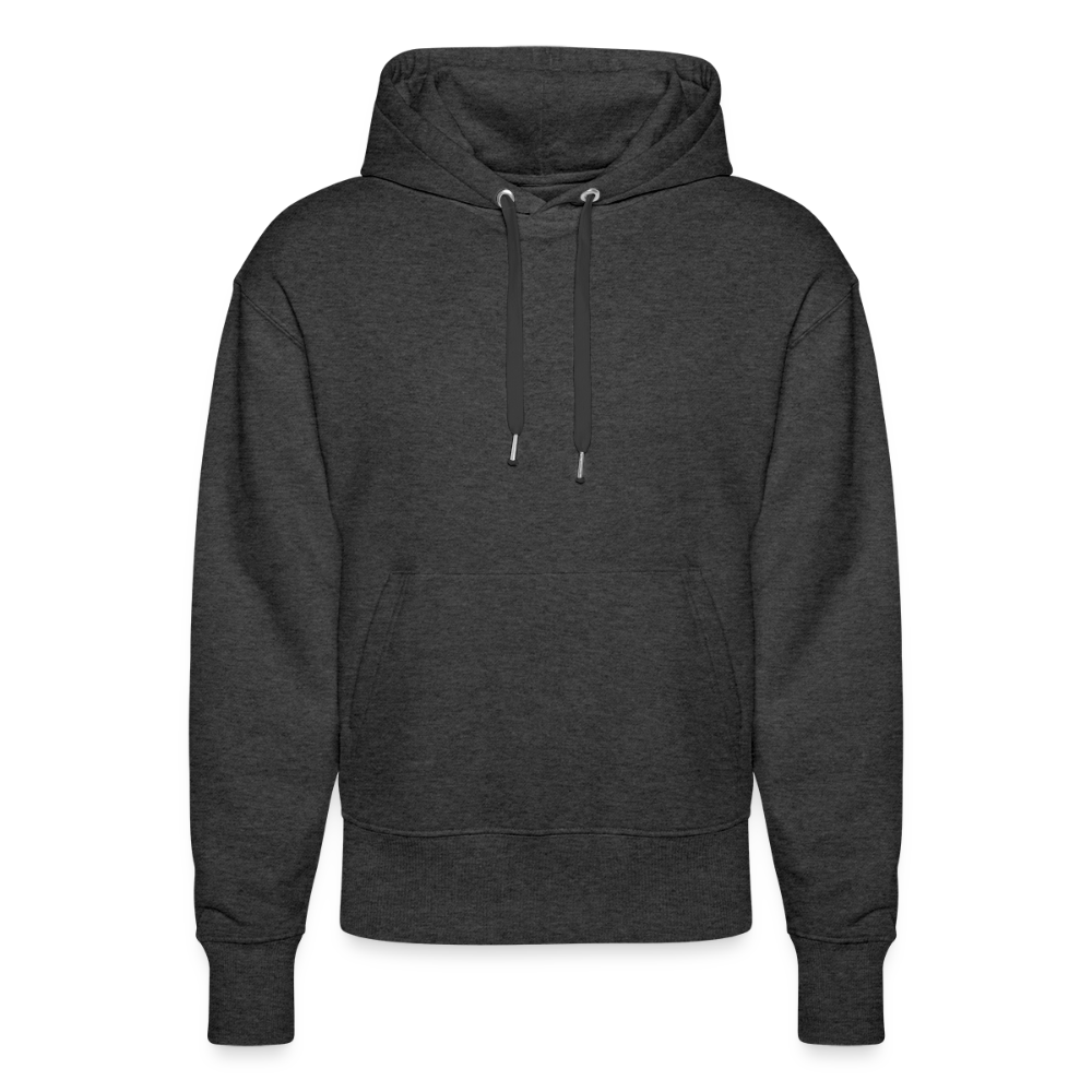 Stanley/Stella SLAMMER unisex relaxed fit luomuhuppari - tummanharmaa meleerattu