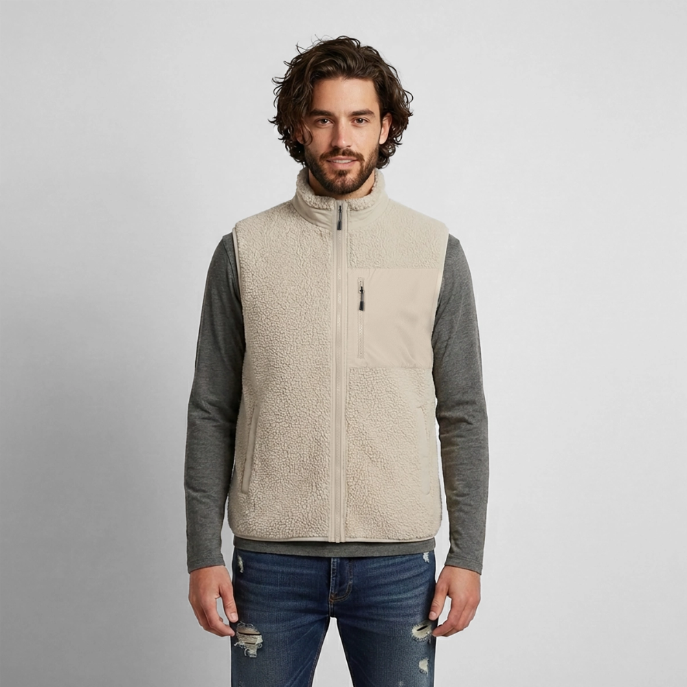 Stanley/Stella MEDIUM FIT Unisex Sherpaliivi - beige