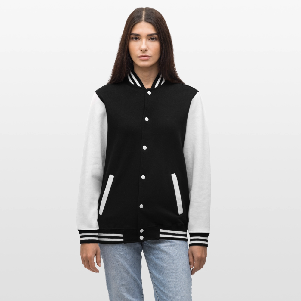 College-svetaritakki - musta/valkoinen