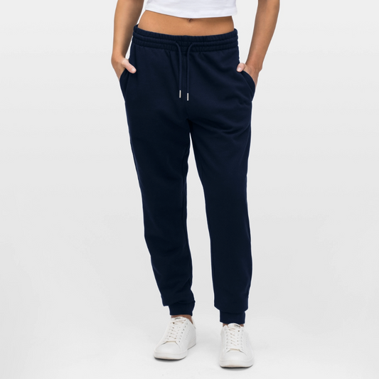 Stanley/Stella Mover unisex luomu-collegehousut - laivastonsininen