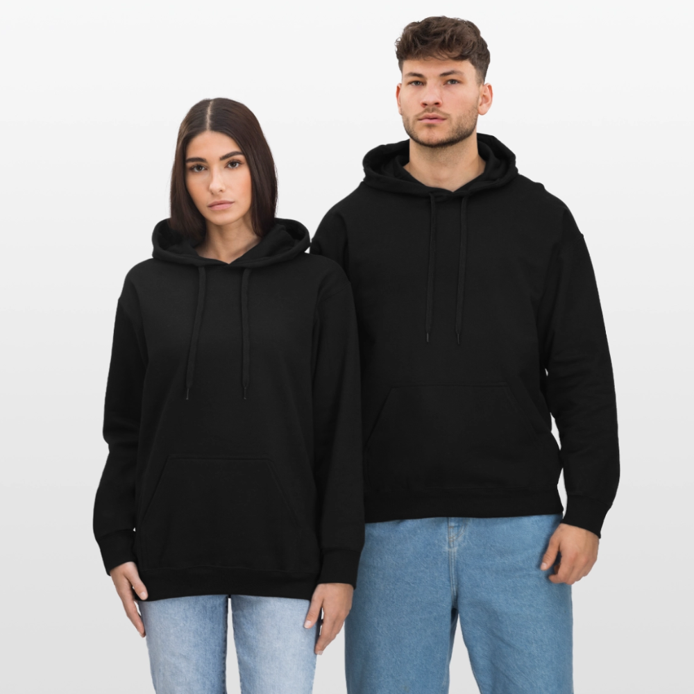 Gildan Unisex Softstyle® Midweight huppari - musta