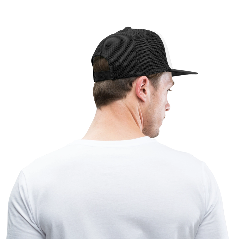 Trucker Cap - valkoinen/musta