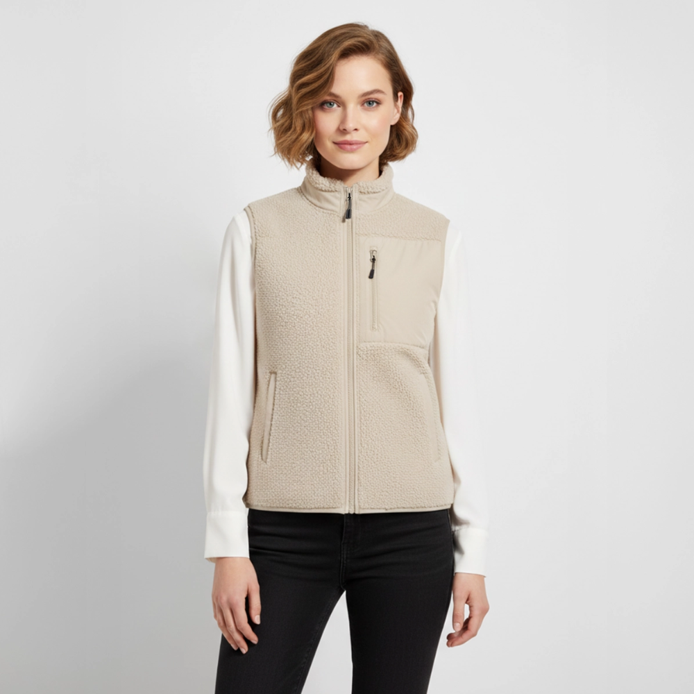 Stanley/Stella MEDIUM FIT Unisex Sherpaliivi - beige