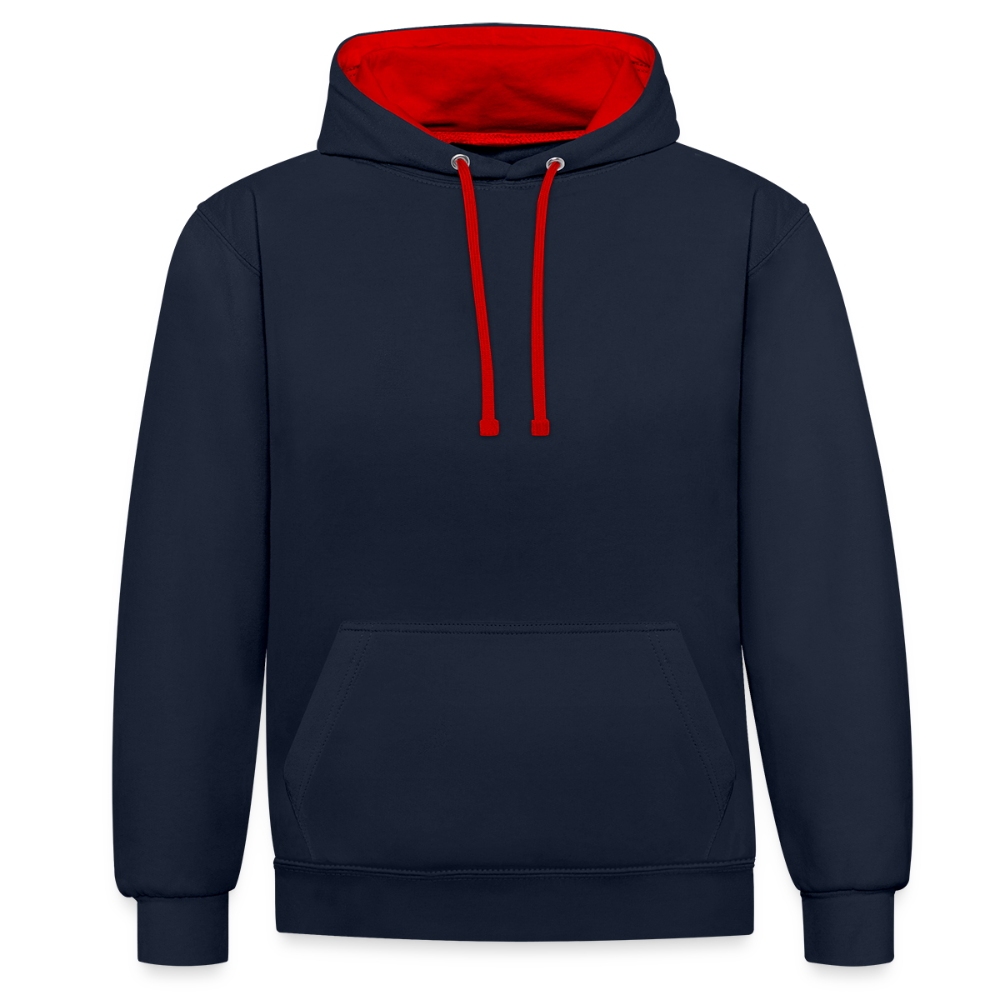 Kontrastihuppari - laivasto sininen/punainen