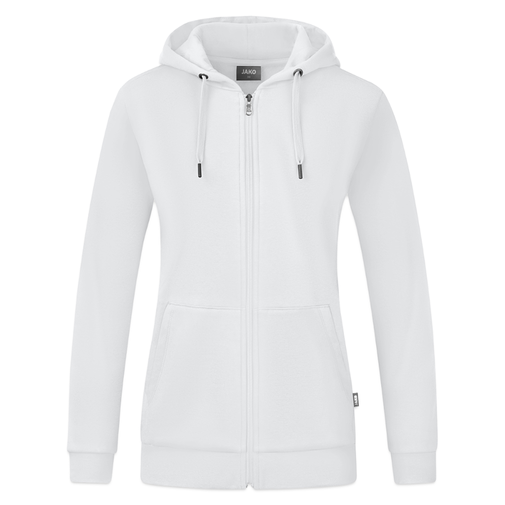 JAKO Organic naisten hupparitakki - valkoinen