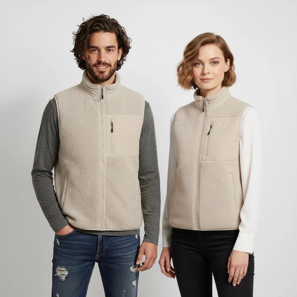 Stanley/Stella MEDIUM FIT Unisex Sherpaliivi - beige