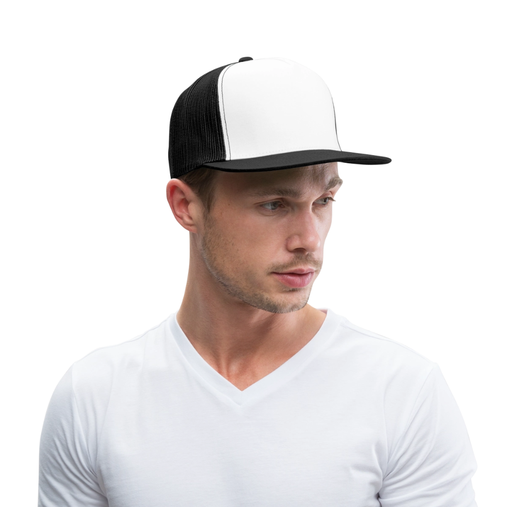 Trucker Cap - valkoinen/musta