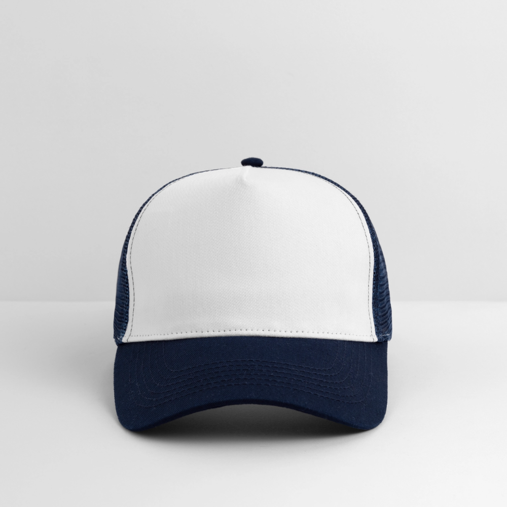 Trucker Cap - valkoinen/laivasto