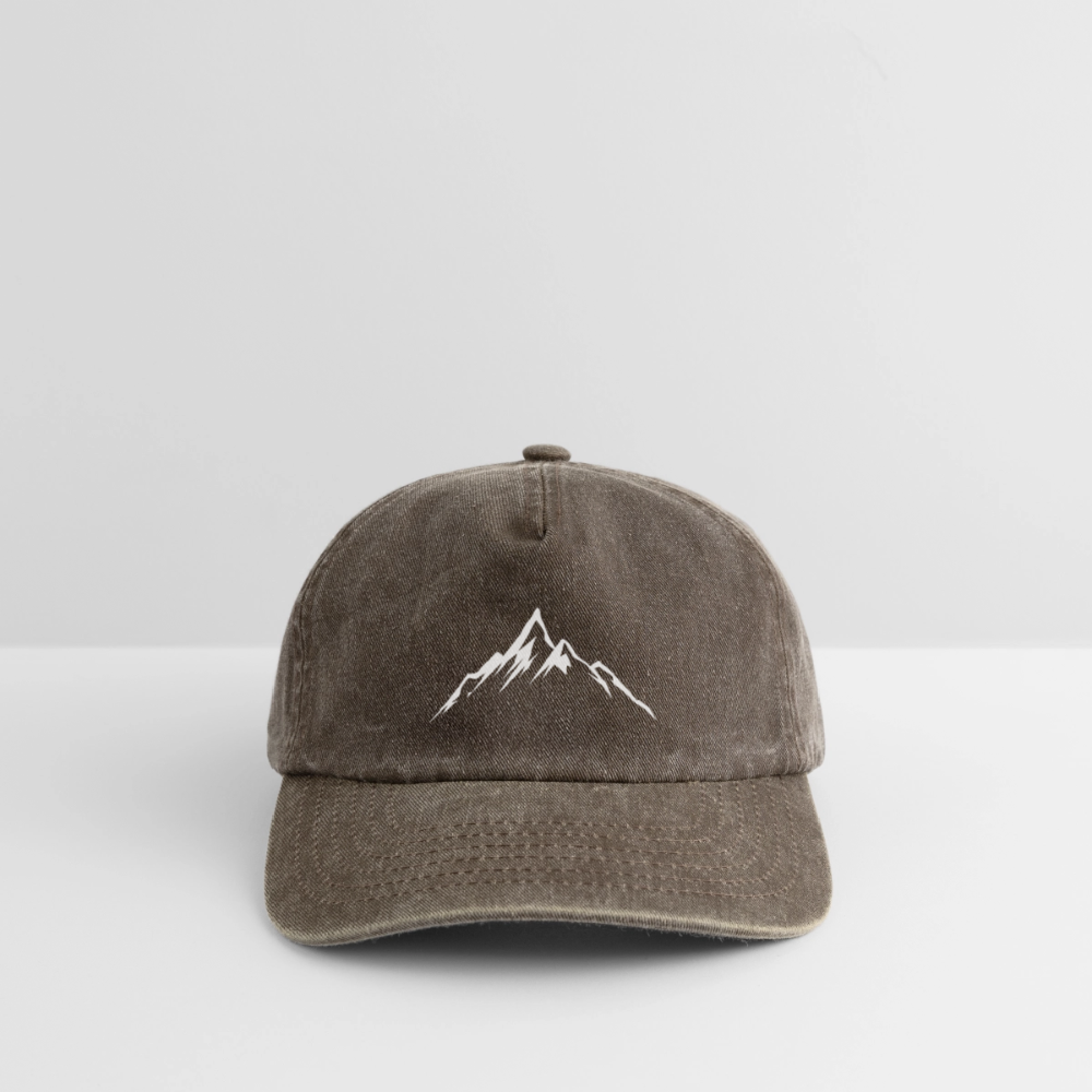 Rento vintage-lippis - vintage ruskea