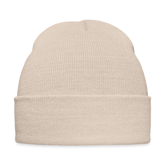 Yksilöllisesti brodeerattu talvipipo - beige