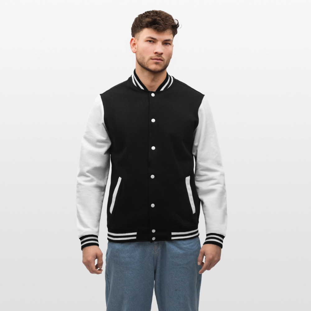 College-svetaritakki - musta/valkoinen